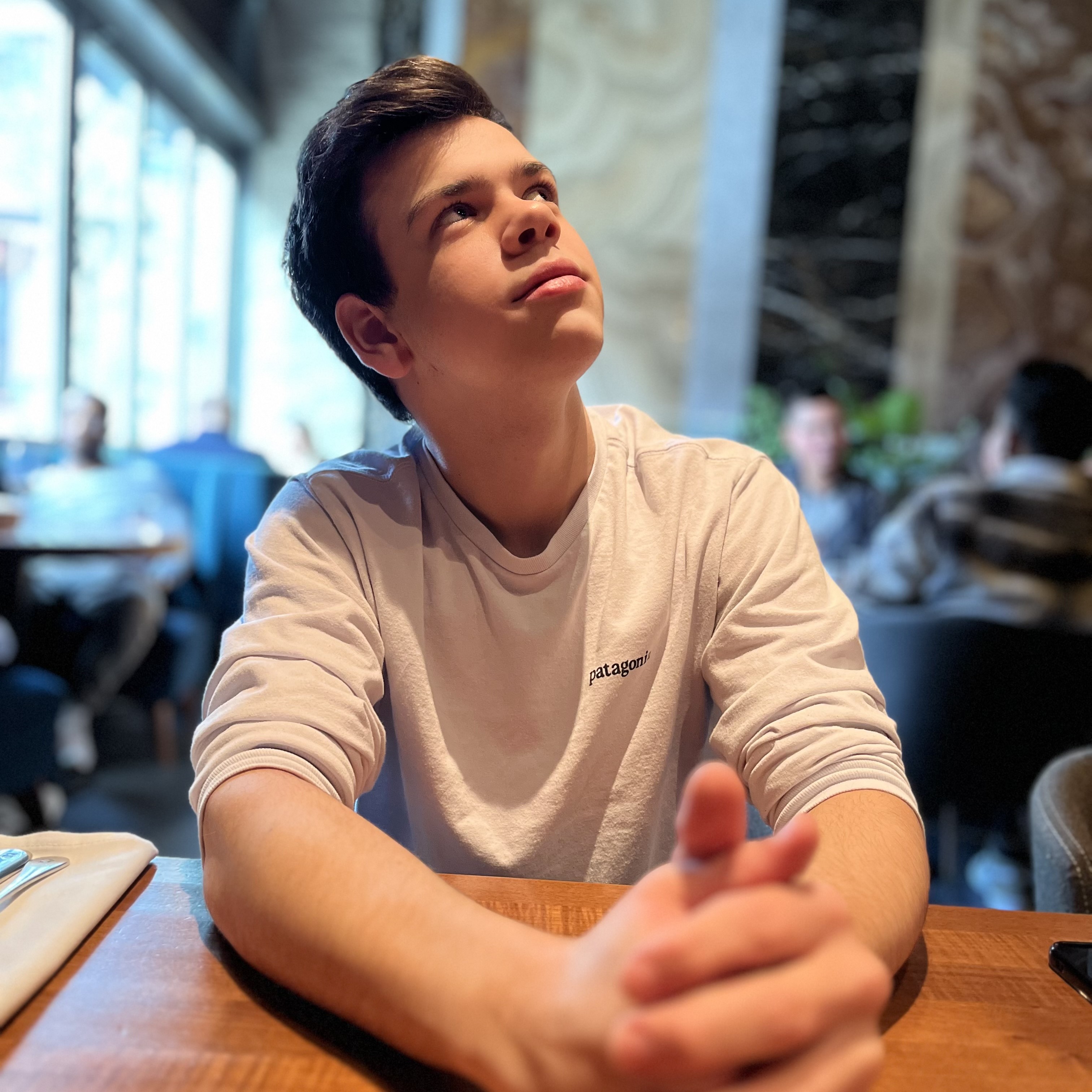 Jacob at Restuarant